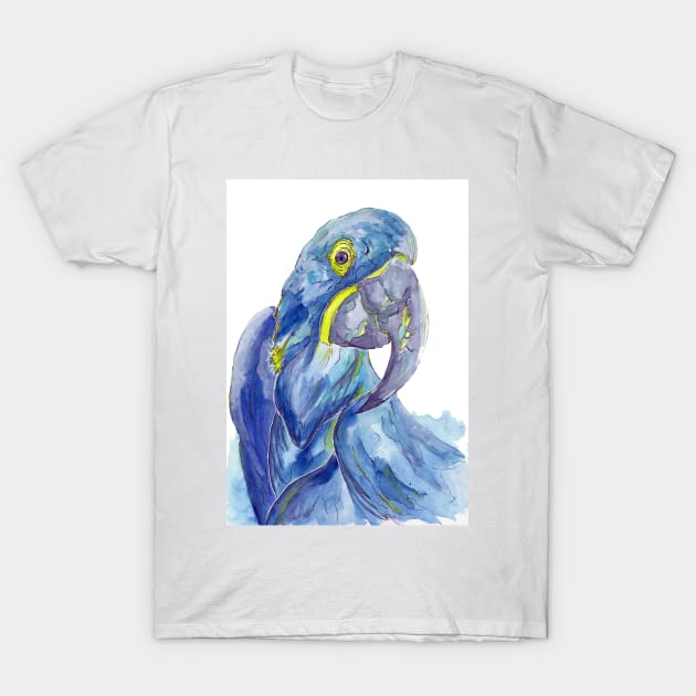 Blue Hyazinthe Ara T-Shirt by ZeichenbloQ